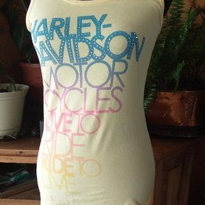 Harley-Davidson vintage women's tank top size large